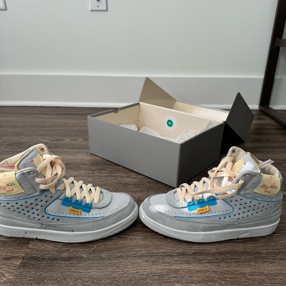 Jordan 2 Retro SP/ Union Grey Fog - Picture 3 of 9